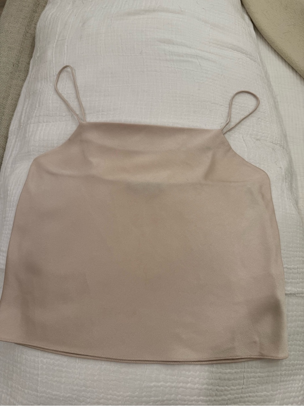 Alice + Olivia Women’s Satin Cami Tank Top - Cream XS